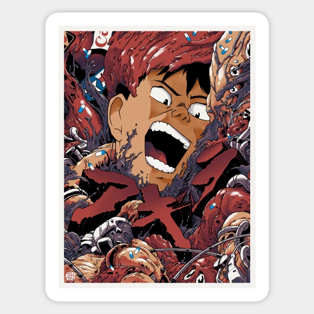 AKIRA Sticker by joshuabudich